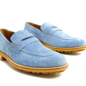 Sky Blue Loafers